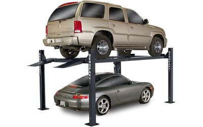 BendPak HD-7P Four-Post Car Lift (5175510) 7,000-lb. Capacity / Narrow Car Lift / High Rise