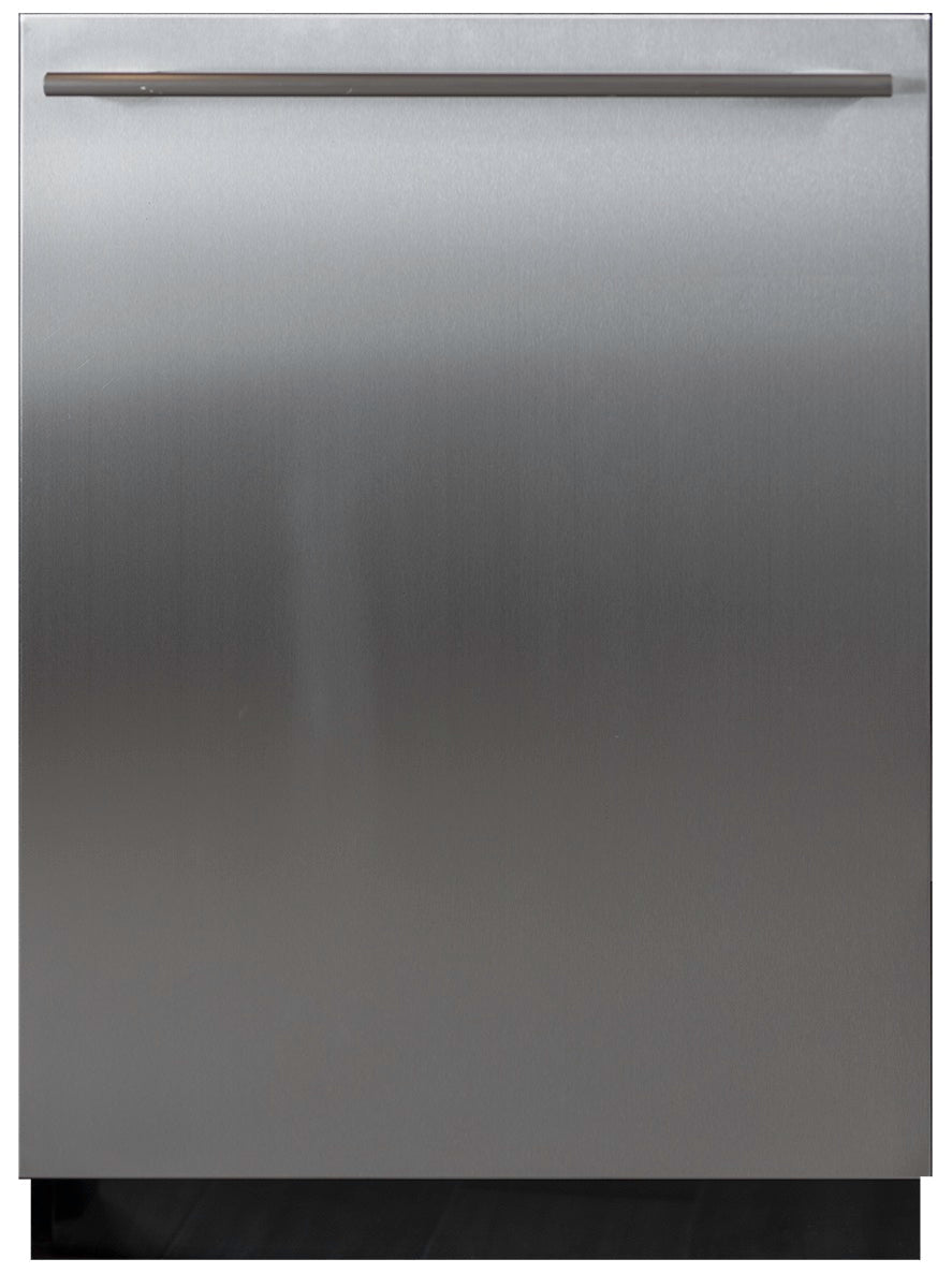 BREDA 24 in. Dishwasher Panel in Stainless Steel with Handle (BDWDRH-1BOX)