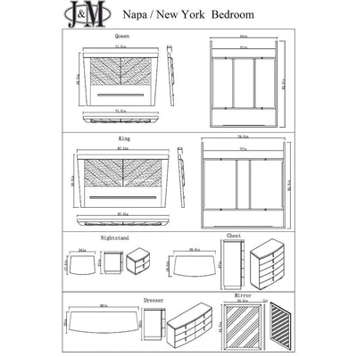 J&M Furniture New York Modern Bed