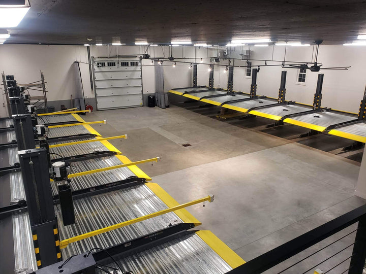 BendPak PL-6000DC Two-Post Platform Parking Lift (5175427) 6,000 Lb. Capacity / Two-Post Parking Lift / Shared Columns / SPECIAL ORDER