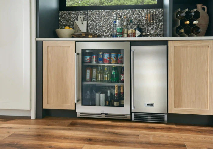 Thor Kitchen 24-Inch Undercounter Beverage Cooler in Stainless Steel (TBR24U)