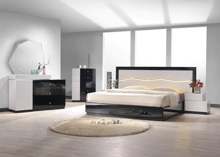 J&M Furniture Turin Modern Bed
