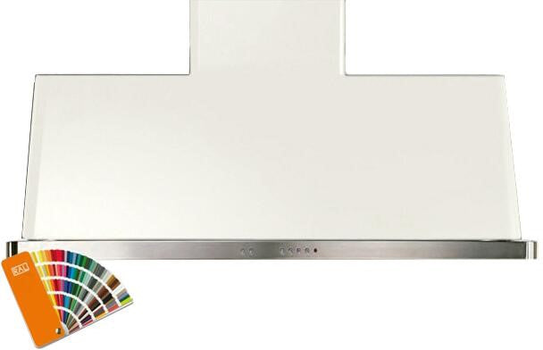 ILVE Majestic Series 48 in. Wall Mount Convertible Range Hood with 600 CFM Blower, Halogen Lights - UAM120