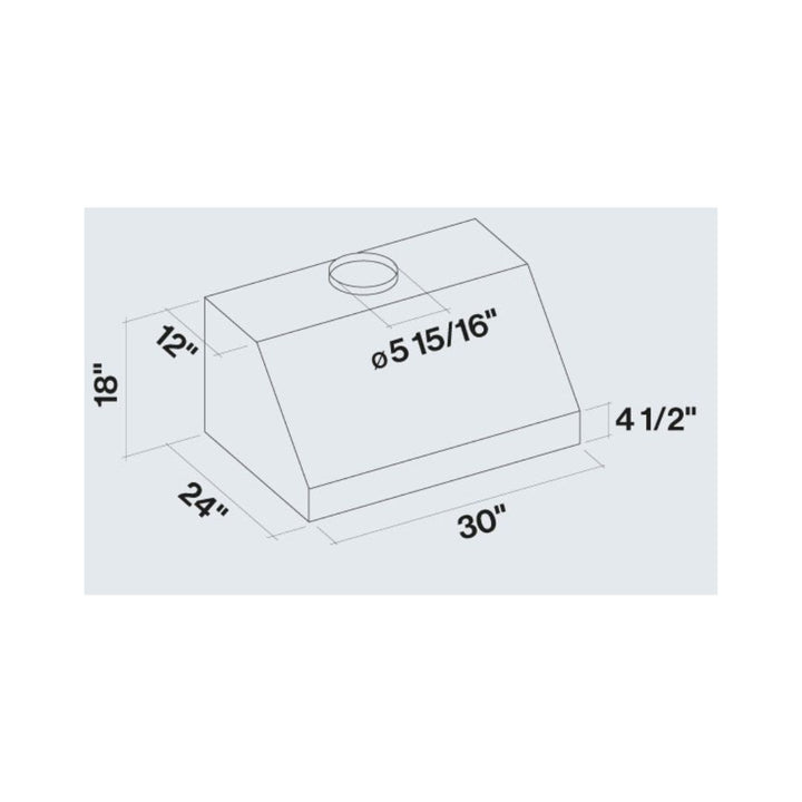 Falmec Zeus Professional Wall Mount Range Hood in Stainless Steel with Size and Motor Options (FP18P)