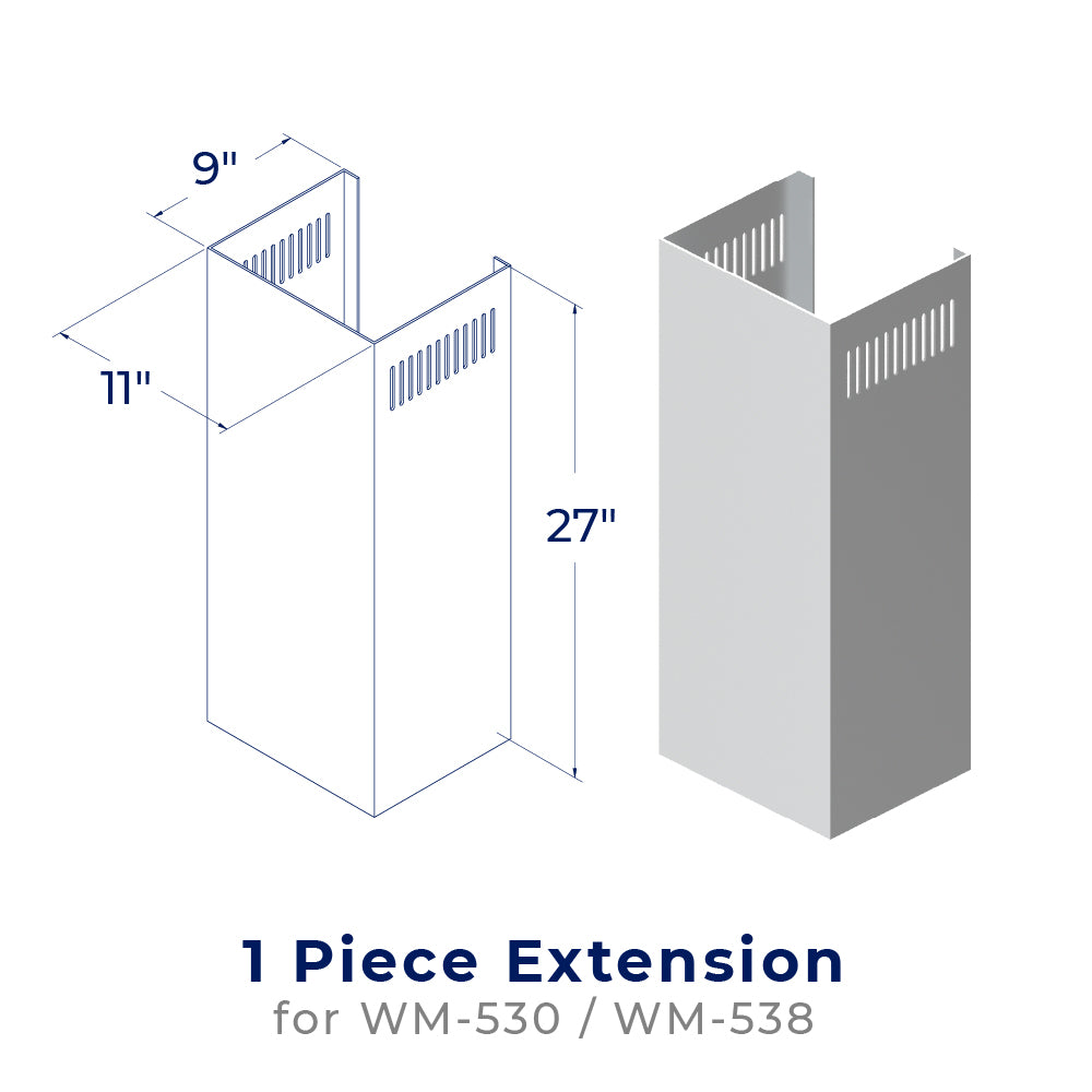 Hauslane Chimney Extension - CHE001 (WM-530 / WM-538)