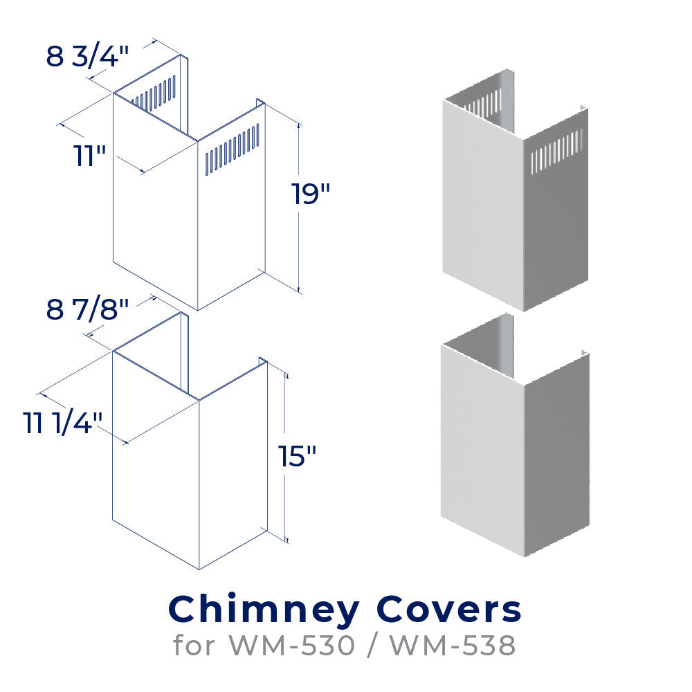 Hauslane Chimney Cover Kit - CHK001 (WM-530 / WM-538)