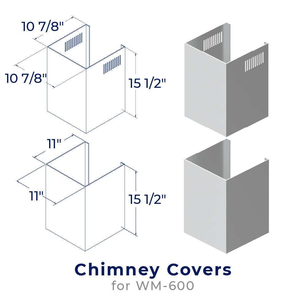 Hauslane Chimney Cover Kit - CHK004 (WM-600)