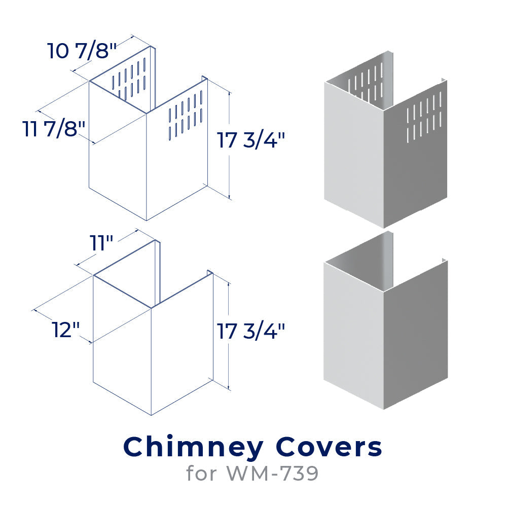 Hauslane Chimney Cover Kit - CHK005 (WM-739)