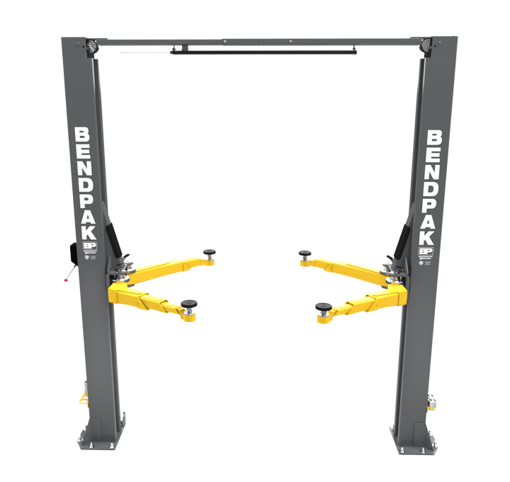 BendPak 10APX Two-Post Car Lift (5175306) 10,000‐lb. Capacity / Adaptable Clearfloor / Adjustable Width / Screw Pads / HIGH-RISE