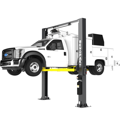 BendPak XPR-12CL-LTA Two-Post Car Lift (5175258) 12,000-lb. Capacity / Two-Post Lift / Clearfloor / 72" Long-Reach Telescoping Arms