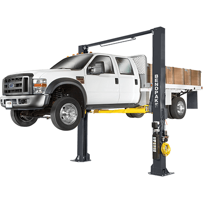 BendPak XPR-12CL Two-Post Car Lift (5175405) 12,000-lb. Capacity / Two-Post Lift / Clearfloor / Triple-Telescoping Arms