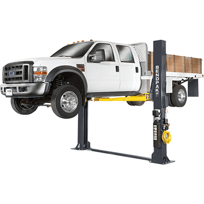 BendPak XPR-12FDL Two-Post Car Lift (5175403) 12,000-lb. Capacity / Two-Post Lift / Floorplate / Direct-Drive / Triple-Telescoping Arms