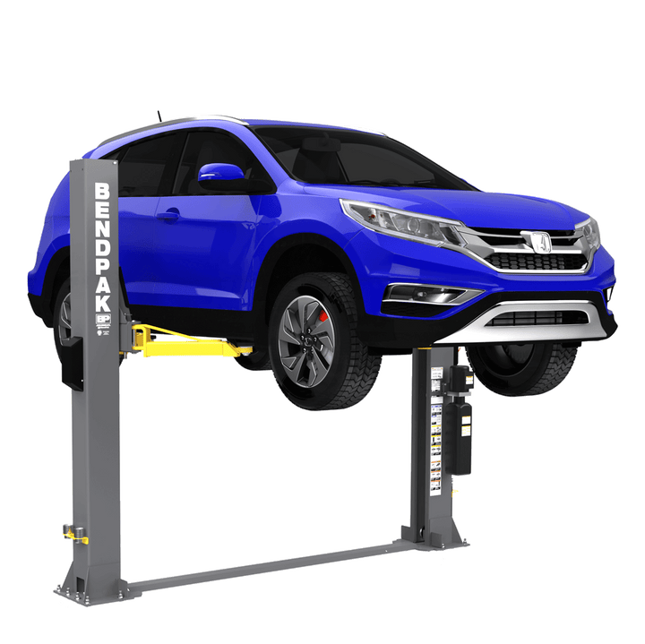 BendPak XPR-9TF Two-Post Car Lift (5175308) 9,000 lbs. Capacity / Floorplate / Wide - Short Lift