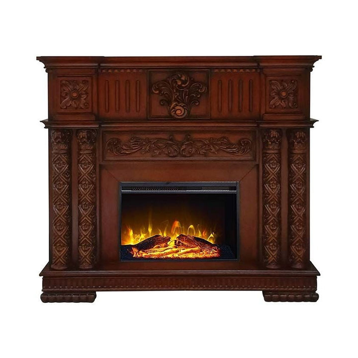 Acme Furniture Vendome Fireplace  in Cherry Finish AC01312