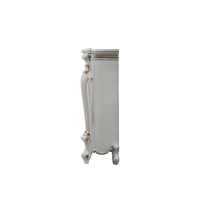 Acme Furniture Picardy Fireplace in Antique Pearl Finish AC01345