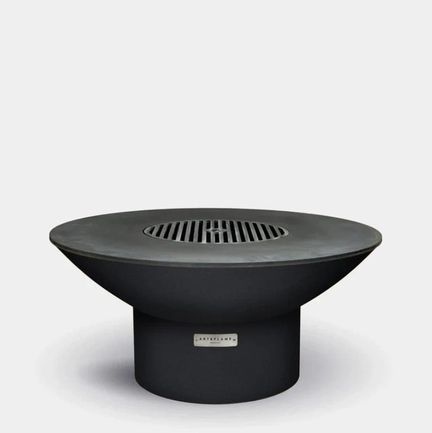 Arteflame Black Label Classic 40" Grill Low Round Base AFCLLRBBLK
