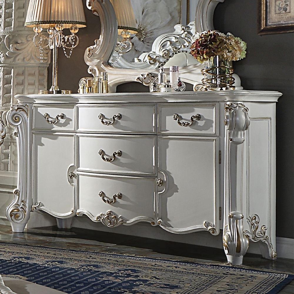 Acme Furniture Vendome Dresser in Antique Pearl Finish BD01342