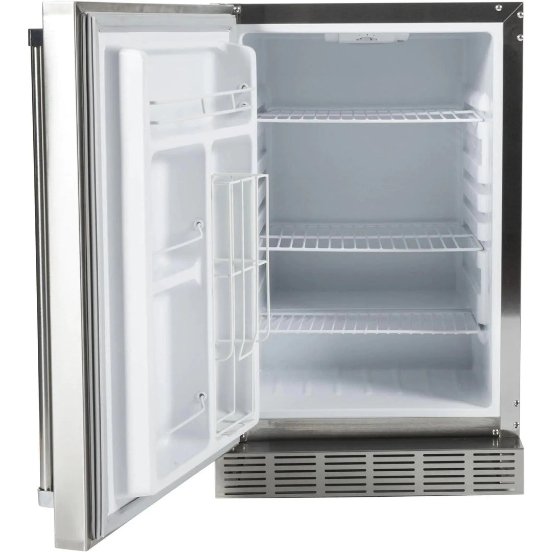 Coyote 21-Inch 4.1 Cu. Ft. Hinge Outdoor Rated Compact Refrigerator
