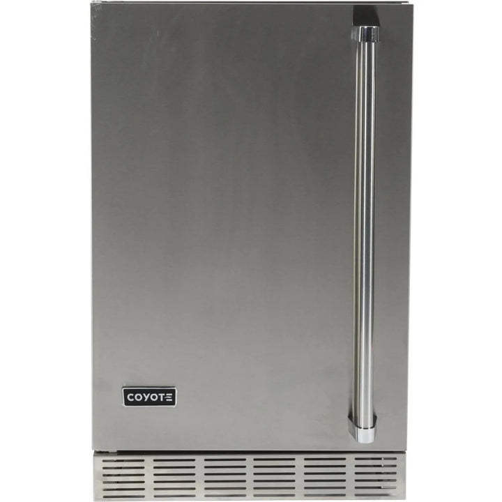 Coyote 21-Inch 4.1 Cu. Ft. Hinge Outdoor Rated Compact Refrigerator