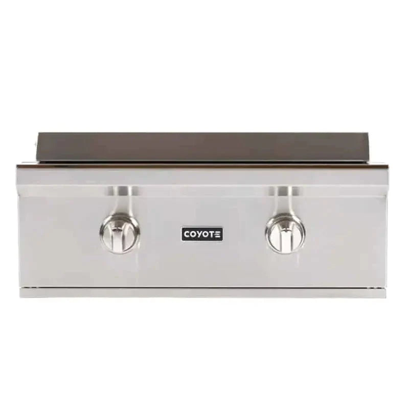 Coyote 30-Inch Built-In Flat Top Natural Gas or Propane Grill - C1FTG30NG