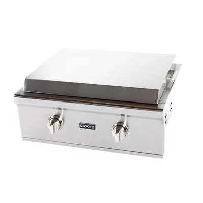Coyote 30-Inch Built-In Flat Top Natural Gas or Propane Grill - C1FTG30NG