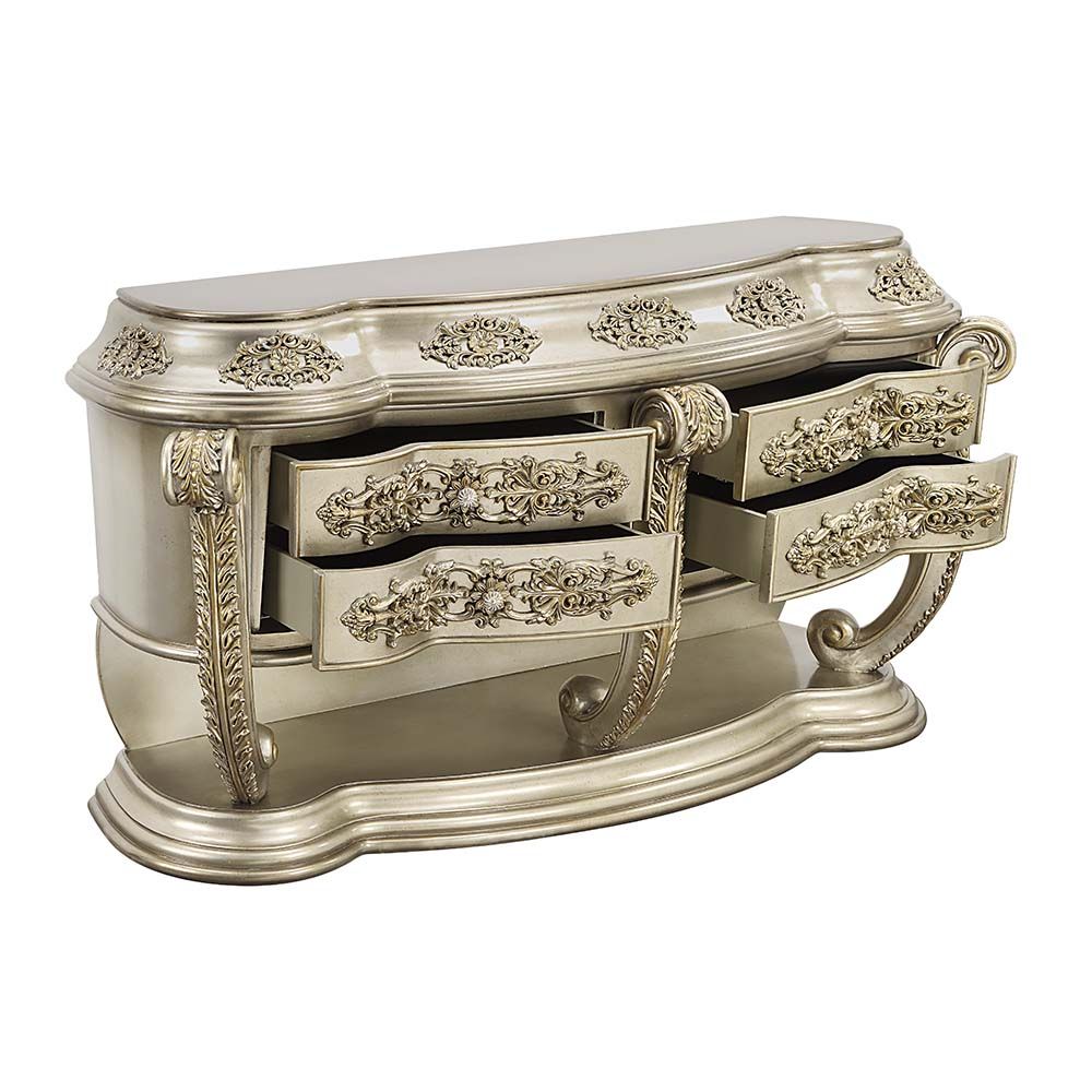 Acme Furniture Danae Server  in Champagne & Gold Finish DN01201