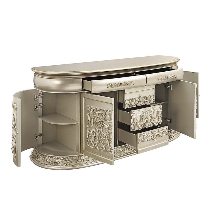 Acme Furniture Sorina Server in Antique Gold Finish DN01212
