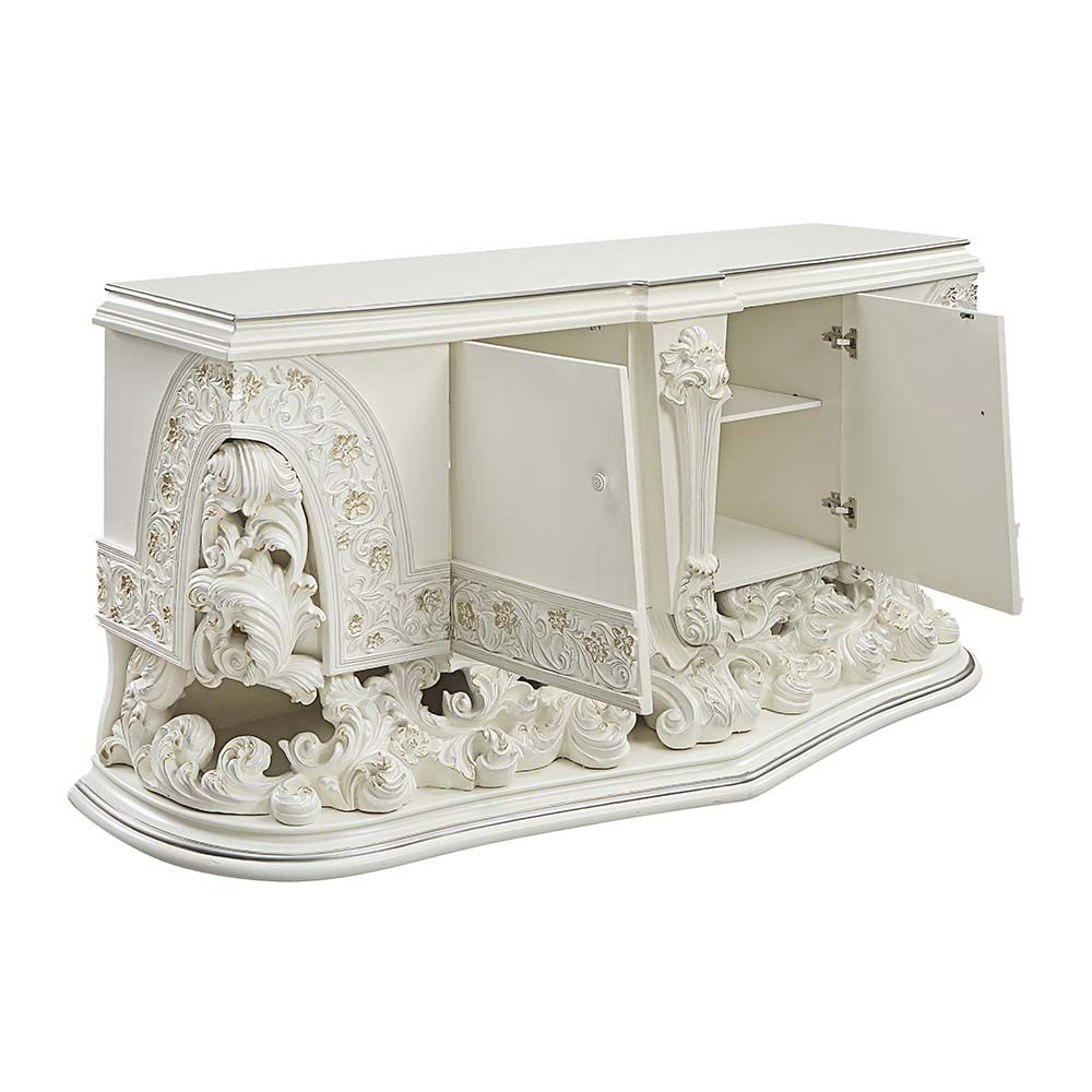 Acme Furniture Adara Server in Antique White Finish DN01233