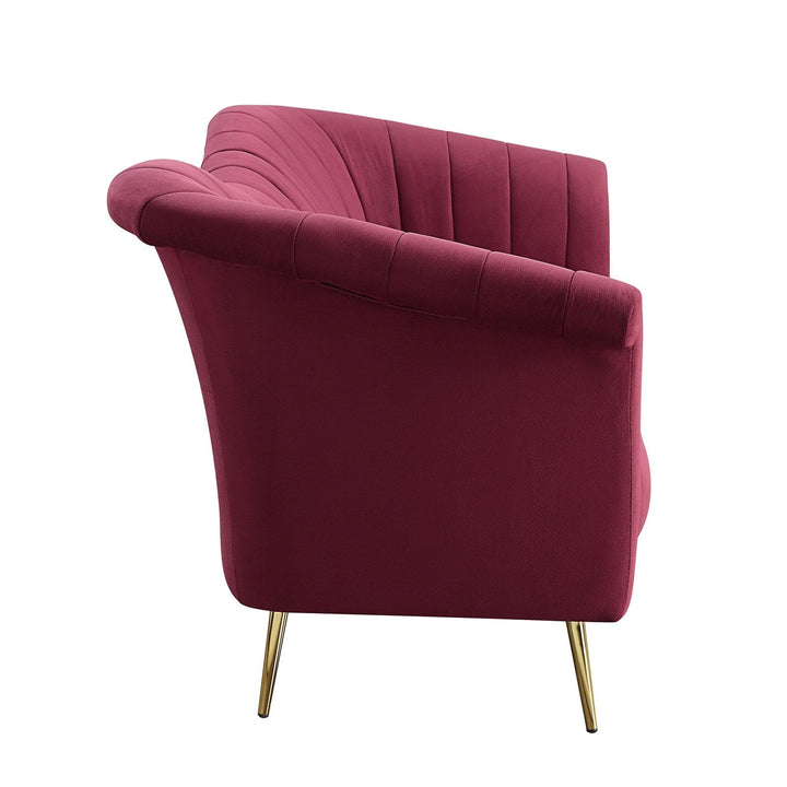 Acme Furniture Callista Sofa in Red Velvet LV00202