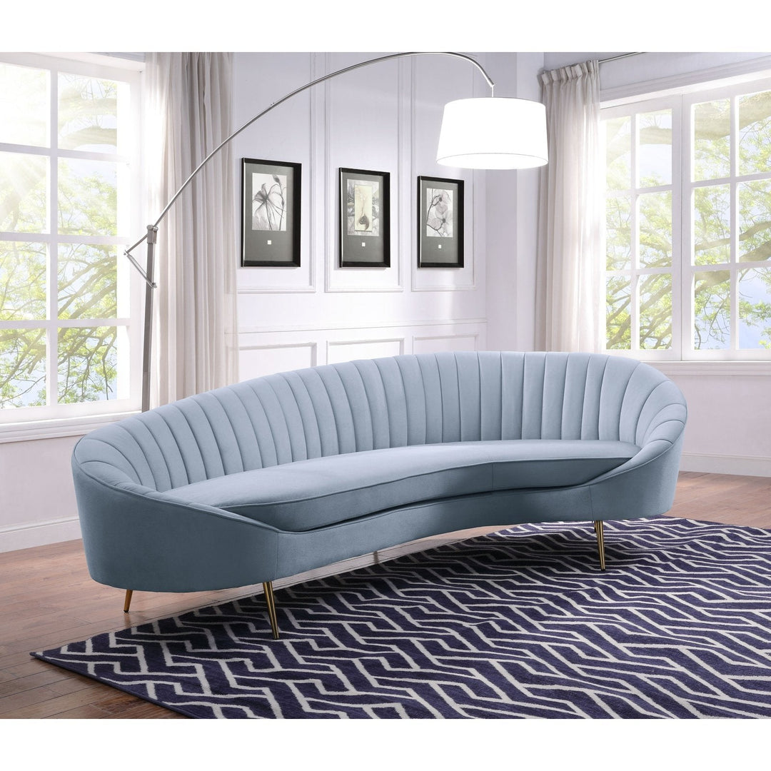 Acme Furniture Ballard Sofa in Light Gray Velvet LV00204