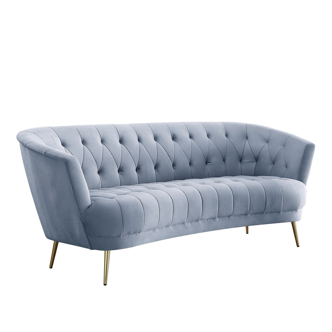 Acme Furniture Bayram Sofa in Light Gray Velvet LV00207