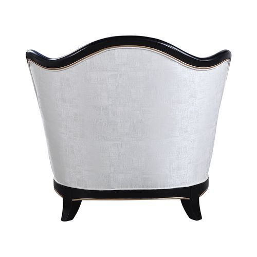 Acme Furniture Nurmive Chair W/2 Pillows in Beige Fabric LV00253