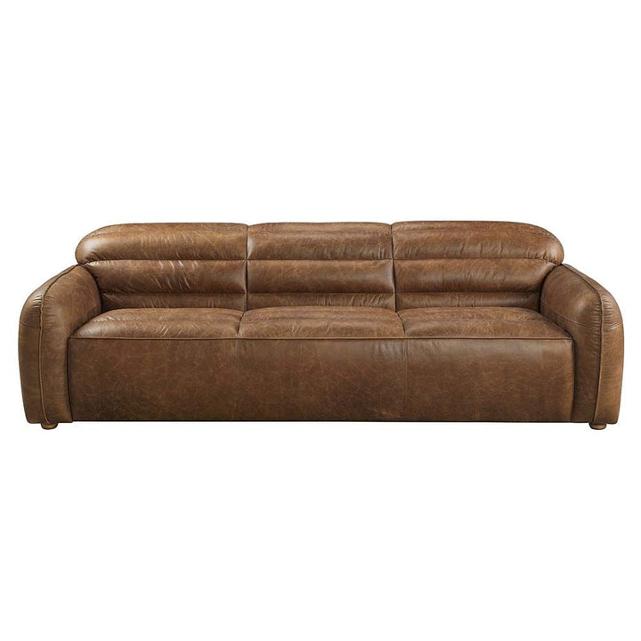 Acme Furniture Rafer Sofa in Cocoa Top Grain Leather LV01020