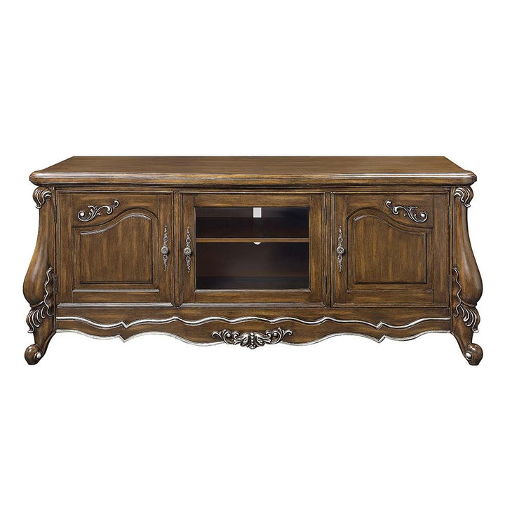 Acme Furniture Latisha Tv Stand in Antique Oak Finish LV01413