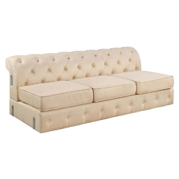 Acme Furniture Jakim Sectional Sofa in Beige Linen LV01460