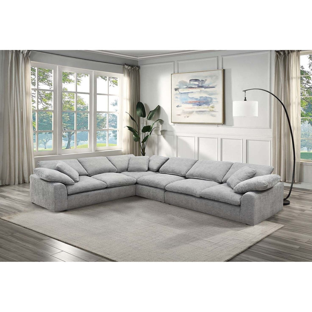 Acme Furniture Naveen Rf Loveseat in Gray Fabric LV01563-3