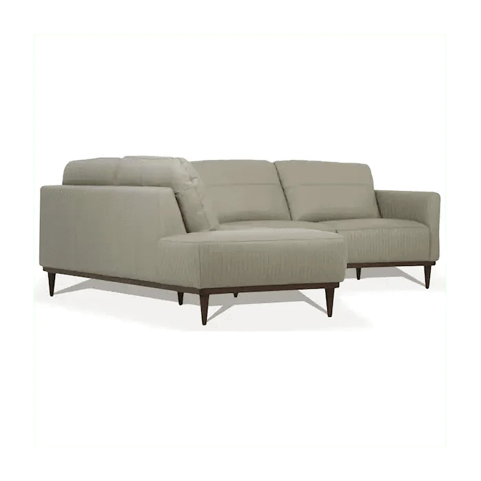 Acme Furniture Tampa Sectional - Lf Chaise in Airy Green Leather 54996LCHA