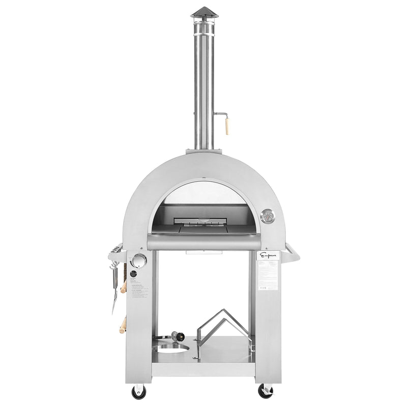 Empava Outdoor Wood Fired and Gas Pizza Oven PG03