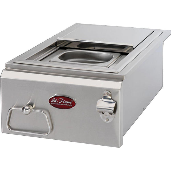 Cal Flame 12-inch Built-In Cocktail Center with Ice Bin Cooler BBQ12842P-12