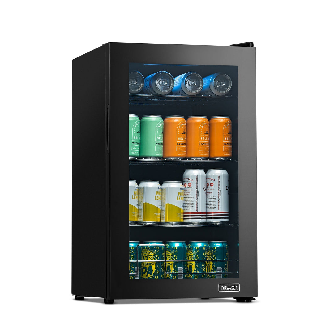 Newair Limited Edition Anniversary Series 100 Can Beverage Fridge (NBCA20BK00)