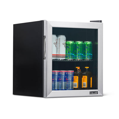 Newair Beverage Refrigerator, 60 Can 1.6 Cu. Ft. Compact Mini Fridge (NBC060SS00)