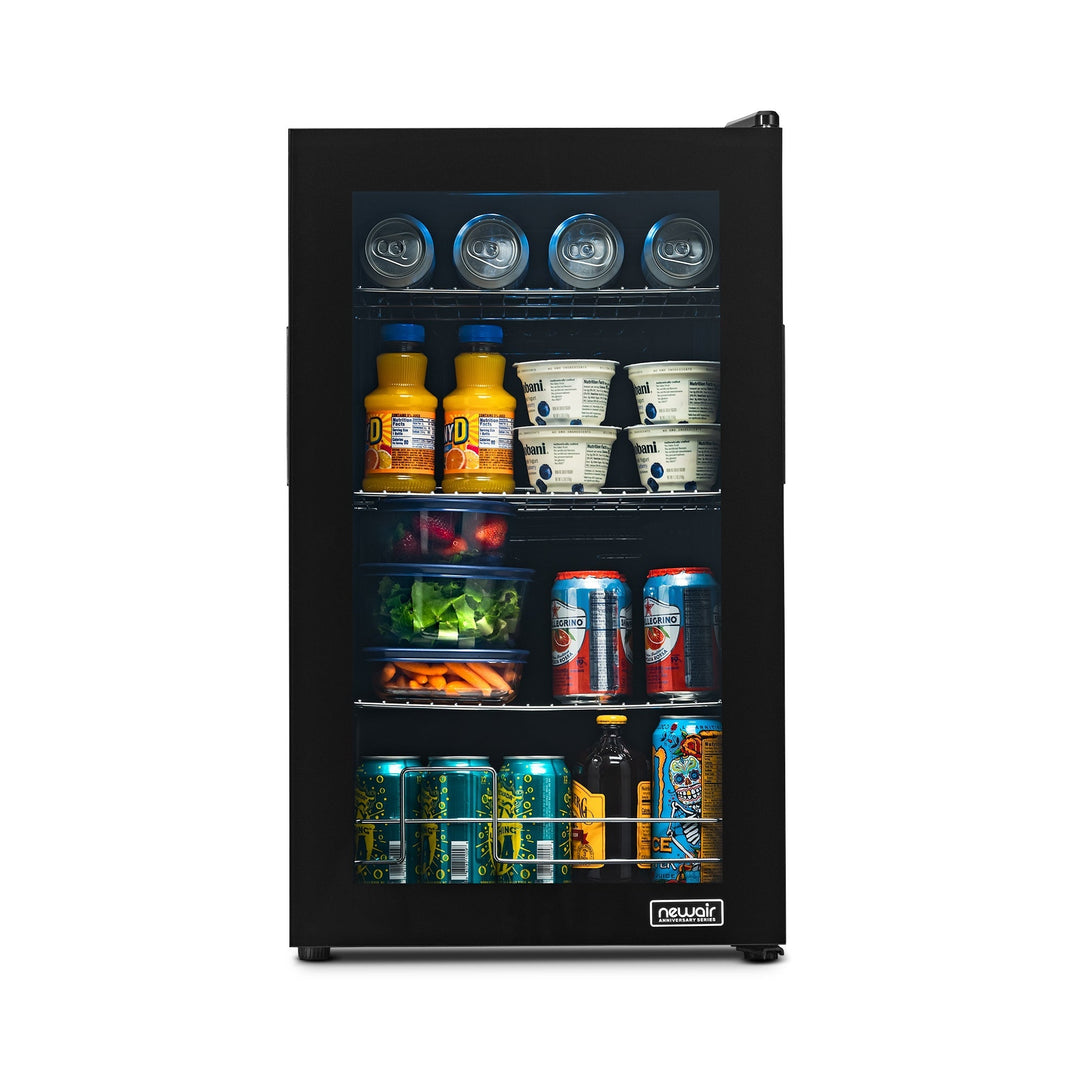 Newair Limited Edition Anniversary Series 100 Can Beverage Fridge (NBCA20BK00)