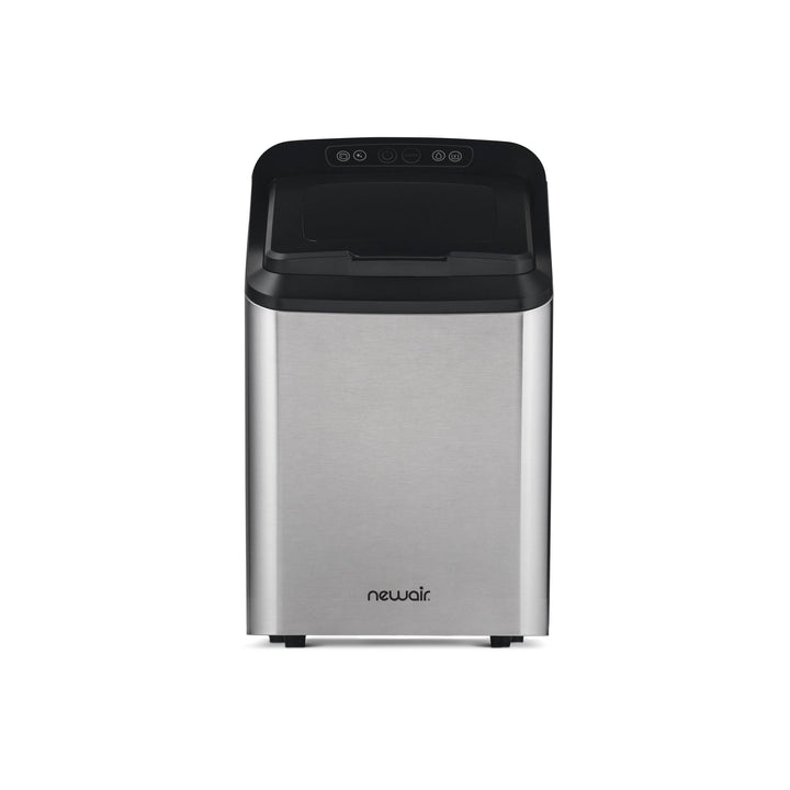 Newair 30 Lb. Countertop Nugget Ice Maker with Slim, Space-Saving Design, Self-Cleaning Function, Automatic Water Line and Refillable Water Tank, Perfect for Kitchens, Offices, Boats, and More (NIM030SS00)