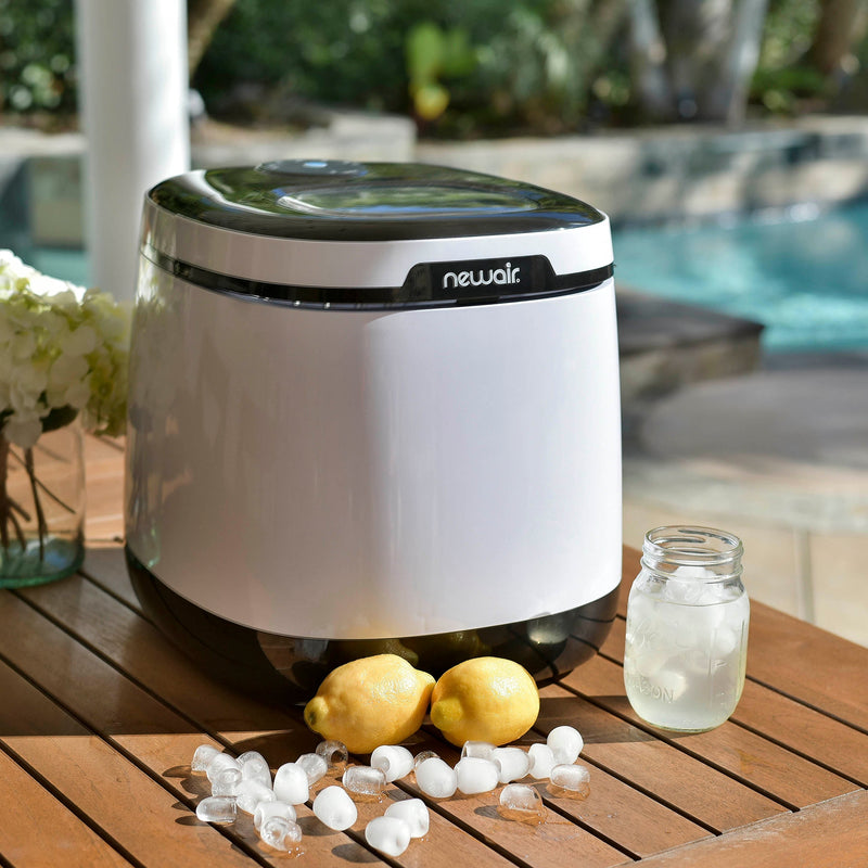 Newair Countertop Ice Maker, 50 lbs. of Ice a Day, One Button Operation and Easy to Clean BPA-Free Parts (AI-250W)
