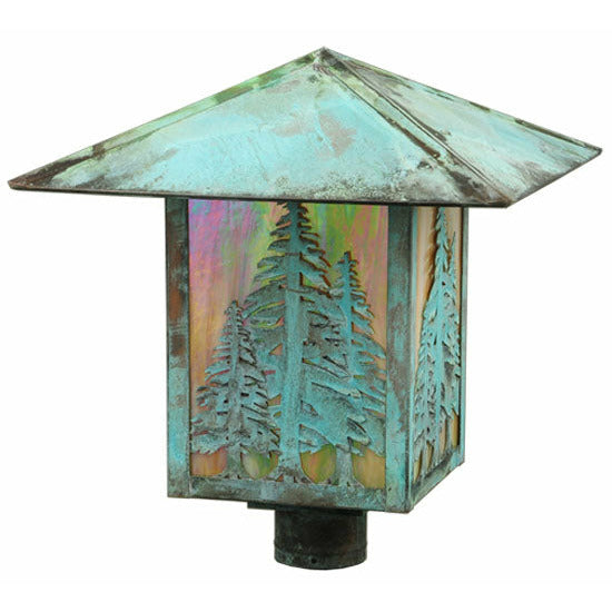 Meyda Lighting 16" Square Seneca Tall Pines Post Mount 123090