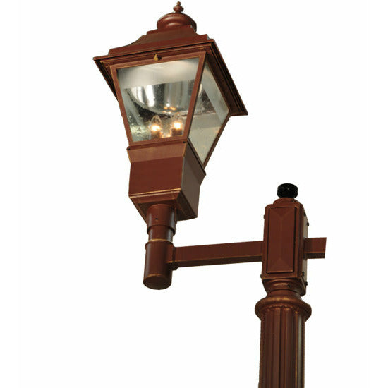 Meyda Lighting 46" Long Carefree 2 Lantern Outdoor Street Lamp 136361