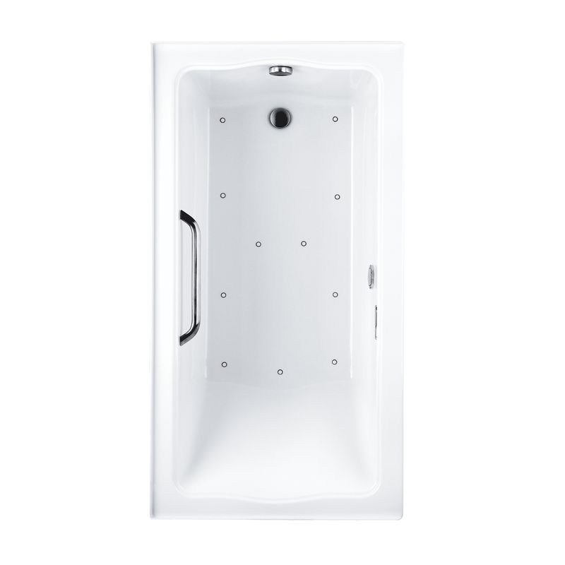 TOTO Clayton  60" x 32" Acrylic Air Jet Bath Tile-in with Ultra-Quiet Blower, Slip-Resistant Surface - ABR782
