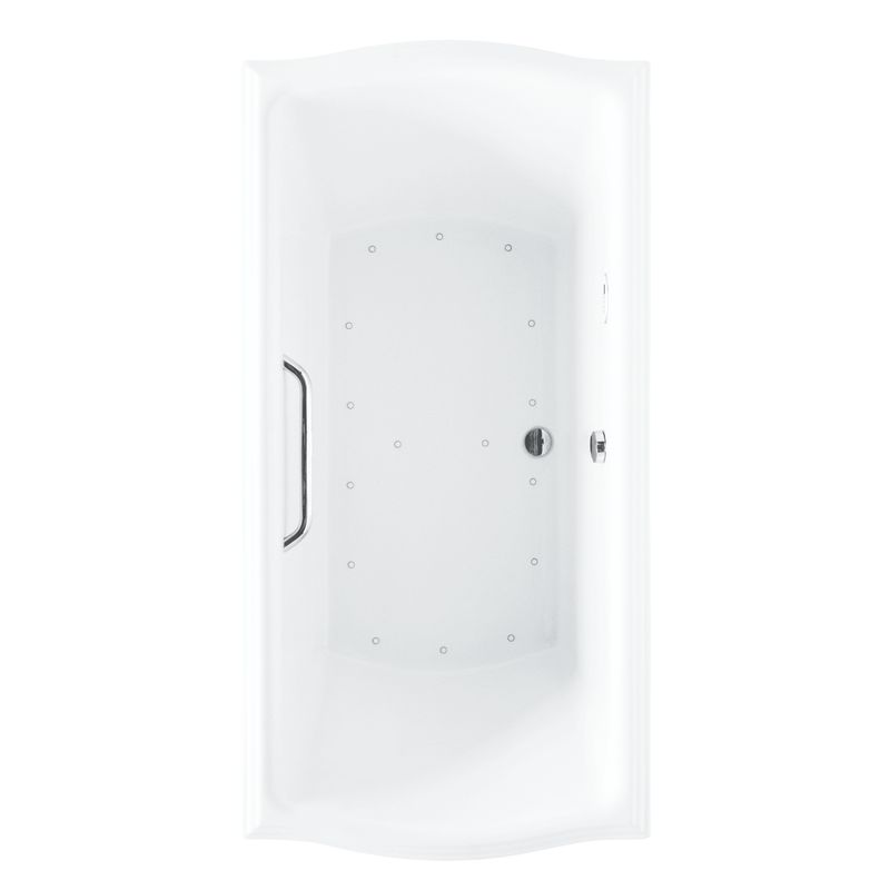 TOTO Clayton 72" x 36" Air Jets Acrylic Bath with Ultra-Quiet Blower, Slip-Resistant Surface - ABR784