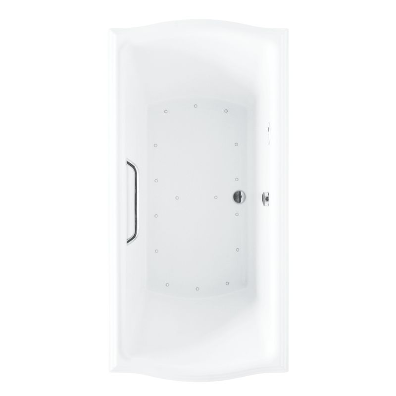 TOTO Clayton 60" x 32" Air Jet Acrylic Bath with 1HP Ultra-Quiet Blower, Slip-Resistant Surface - ABR781