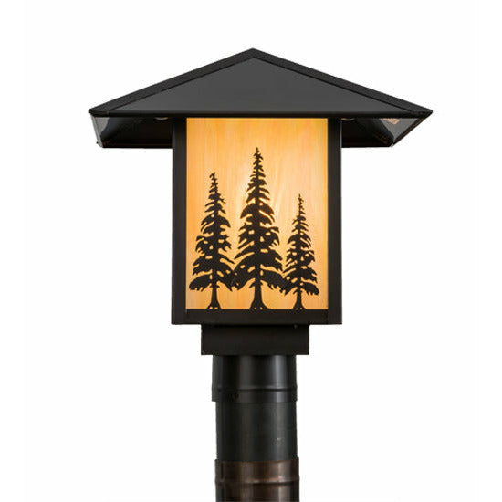 Meyda Lighting 12"Sq Seneca Tall Pines Post Mount 156411